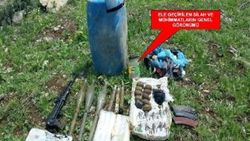 Şırnak'ta silah ve mühimmat ele geçirildi