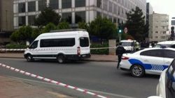 Bomba ihbarı yapılan minibüs Şişli'de bulundu