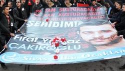 Sivas Ülkü Ocakları Fırat Yılmaz Çakıroğlu için yürüdü