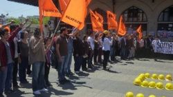 Kadıköy'de Soma madencileri anıldı