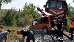 Soma'da tren kazası: 3 ölü