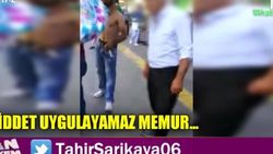 Çankaya'da zabıta dayağı kamerada