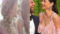 Sinem Kobal Yasemin Ergene'nin elbisesini giydi