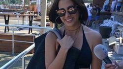 Zehra Çilingiroğlu tatilde