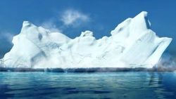 Kuzey Atlantik gemi hattında buz dağı istilası