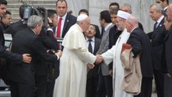 Papa Franciscus, Sultanahmet Camisi'ni ziyaret etti