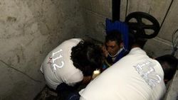 Suriyeli acemi hırsız asansör boşluğuna düştü
