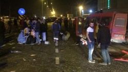 Samsun'da trafik kazası: 1 ölü 14 yaralı