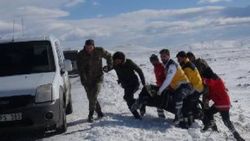Kars'ta kaza yapan mühendis donarak öldü