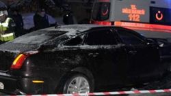 Tekstilci Sami Bilge'nin aracı karda kaydı: 1 ölü