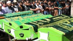 Tren kazasında ölen Suriyeliler toprağa verildi
