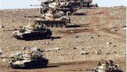 Suriye sınırında tank hareketliliği