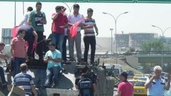 Tank selfiesi trafiği aksattı