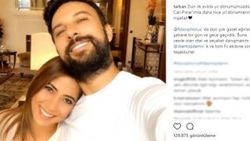 Tarkan eşiyle birinci evlilik yıl dönümlerini kutladı
