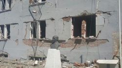 Tatvan'daki Kaynarca Karakolu'na saldırının izleri