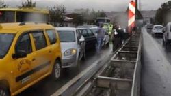 Tekirdağ'da 16 araç birbirine girdi