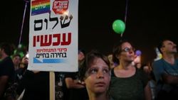 İsrail işgali Tel Aviv'de protesto edildi