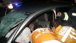 TEM'de engelli sürücü aracını ters şeritten sürdü