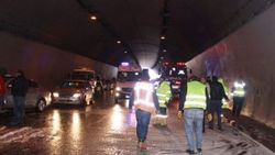 TEM'de zincirleme trafik kazası