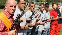 Erzincan'da kurban yakalama timi antrenmanlara başladı