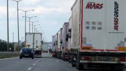 Kapıkule Sınır Kapısı'nda 5 kilometrelik TIR kuyruğu