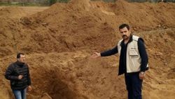 Tire'de lahit mezar bulundu