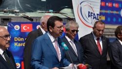 TOBB'un 25 tırlık gıda malzemesi AFAD'a teslim edildi