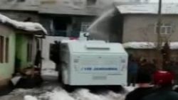 Hakkari'de evde çıkan yangını TOMA söndürdü