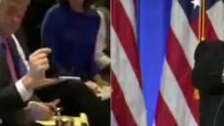 Trump CNN muhabirinin sorusunu almadı