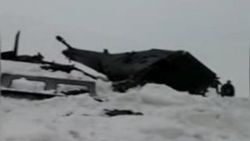 Tunceli'deki helikopter kazasından ilk görüntüler
