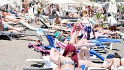 Marmaris'te sahiller hareketlendi