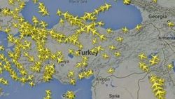 Türk hava sahasında 17 saniyede bir uçuş gerçekleşti