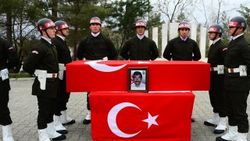 Şehit köy korucusu için tören düzenlendi