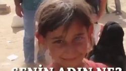 Adını hatırlamayan Suriyeli küçük mülteci kız