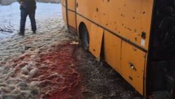 Ukrayna'da yolcu otobüsüne füze fırlatıldı: 10 ölü