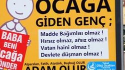 Tokat ülkü ocaklarından ilginç afiş