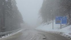 Uludağ'a kar yağdı