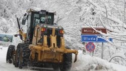 Uludağ’da kar kalınlığı 245 santimetre