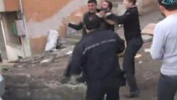 Üsküdar'da baba ve oğlun garip kavgası