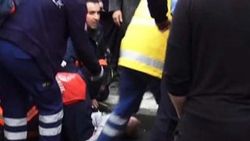 Yangından etkilenen çocuğu itfaiyeci hayata döndürdü