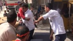 Dur ihtarına uymayan Suriyelilere askeri araç çarptı
