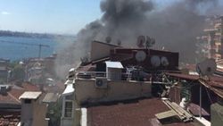 Ünlü oyuncunun Cihangir'deki evinde yangın çıktı