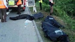 TEM'de aşırı hız yapan otomobil su kanalına uçtu: 4 ölü