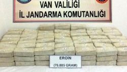 Van'da 76 kilo 885 gram eroin ele geçirildi