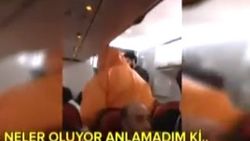 THY uçağında korku dolu anlar