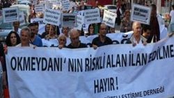 Okmeydanı imar planlarına tepki