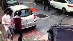 Ümraniye'de insanların ölümden kaçtığı an