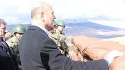 Süleyman Soylu Türkiye-İran sınırında