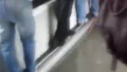 Yağmurdan sonra otobüsü su bastı