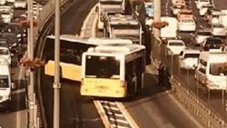 Okmeydanı'nda metrobüs kazası